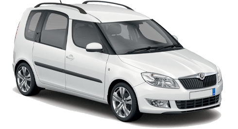Skoda Roomster ''DRIVER LICENCE CATEGORY B'' ''MINIMUM AGE 30 YEARS OLD'' 
